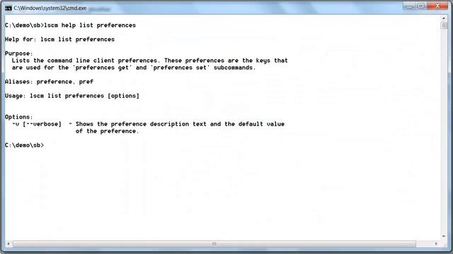 Rational Team Concert SCM CLI: Setting and listing client preferences смотреть онлайн
