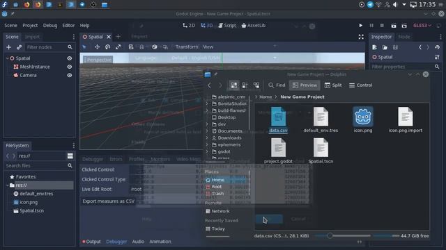 Godot export profiling data as csv смотреть онлайн