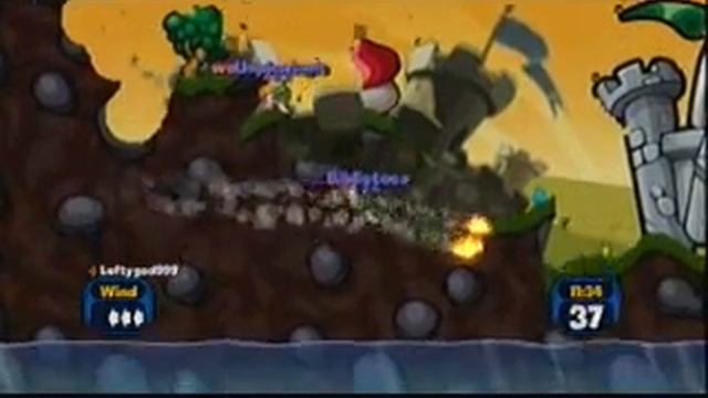 Worms 2 Armageddon Battle Leftygod999 and IPlayLeftyVocals смотреть онлайн