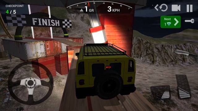 Obstacle Course for Off Road Hummer 4x4. SUV Extreme Car Driving Simulator 3D. Android Gameplay. смотреть онлайн