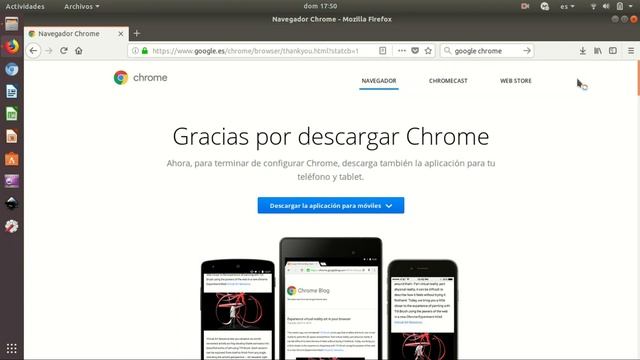 Instalar Google Chrome en Ubuntu 17.10 смотреть онлайн