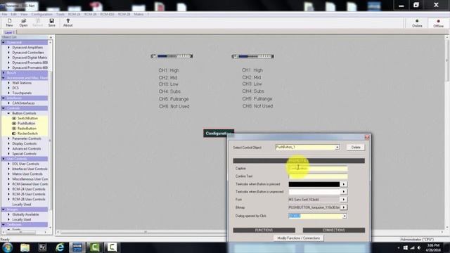 DX 46 Push Button Template in IrisNet смотреть онлайн