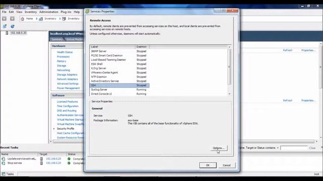 Connect to VMWare ESX Host/Server using a SSH Client смотреть онлайн