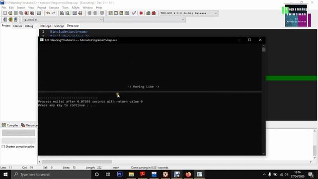 Moving Line in C++ | Loading Line in C++ смотреть онлайн