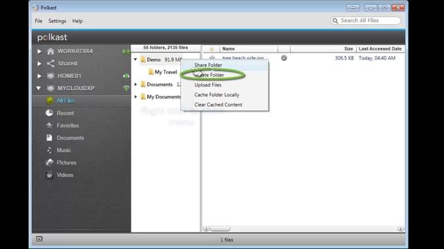 Polkast Tutorial: How to create a Polkast Folder remotely from Windows client смотреть онлайн