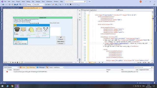 9. Custom GroupBox Style, Conditional Opacity, Inline Icons | WPF C# Game Pet смотреть онлайн