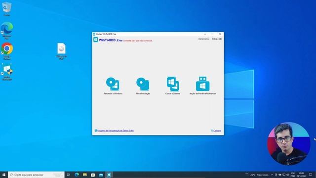 COMO FORMATAR O PC E INSTALAR O WINDOWS 10 (Sem Pendrive) смотреть онлайн