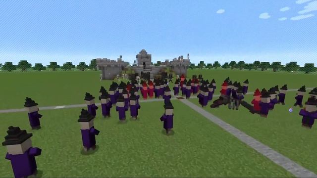 SKELETON CASTLE vs 100 VANILLA MOBS (Minecraft Mob Battle) смотреть онлайн