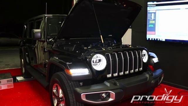 STOCK 2018 Jeep Wrangler JL Dyno Run | Prodigy Performance Turbo Jeeps смотреть онлайн