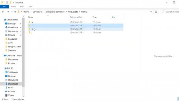 Installing Spritepacks Monika After Story Guide