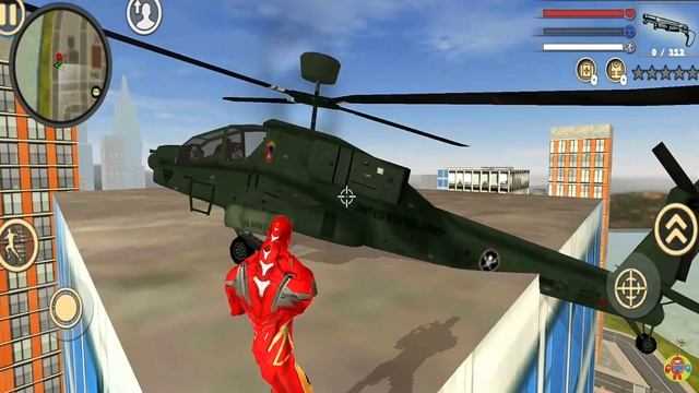 Iron Rope Hero Vice Town City Crime Simulator #18 - Android Gameplay смотреть онлайн