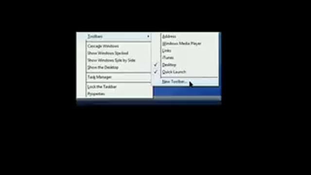 Add My Computer to Your Windows Vista Taskbar смотреть онлайн