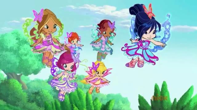 Winx Club Butterflix Baby Transformation Song смотреть онлайн