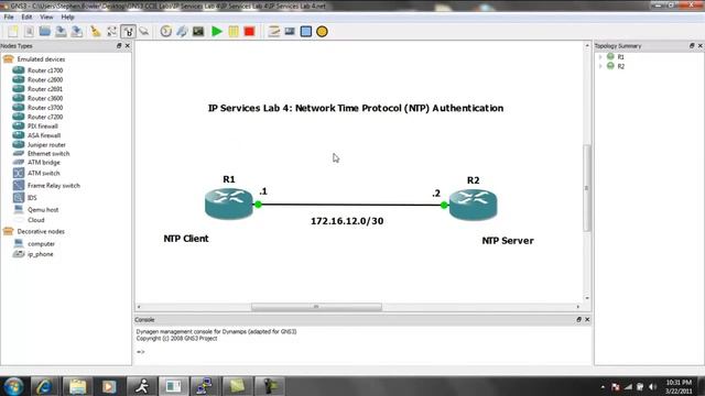 IP Services Lab 4 Network Time Protocol NTP Authentication смотреть онлайн