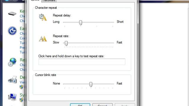 Windows 7 Change keyboard settings смотреть онлайн
