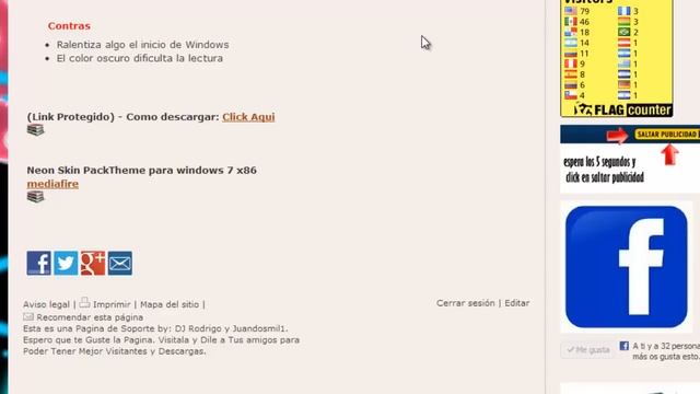 COMO Descargar Neon Skin Pack Para Windows 7 -TEMA смотреть онлайн