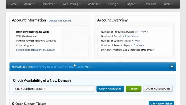 Northgate Web Hosting - How to access the Hosting Control Panel смотреть онлайн