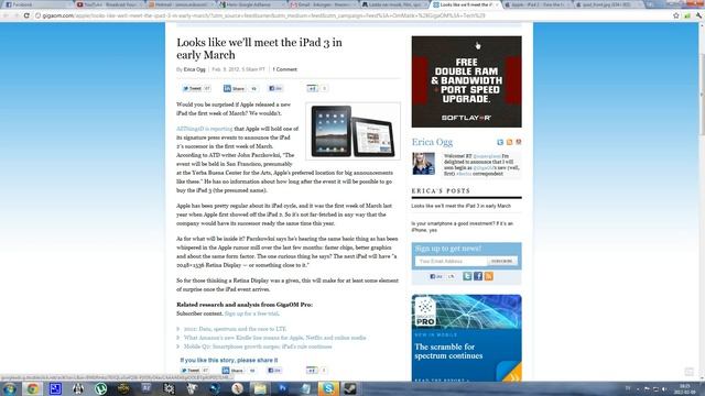 iPad 3 March!? A6? 2048 x 1536 Retina Display! Improved Battery!? смотреть онлайн