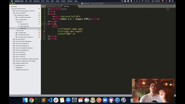 Cours 02 (HTML 2) - 2.2 Image HTML смотреть онлайн