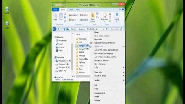 Add Scan With Windows Defender To Folder Context Menu In Windows 8 смотреть онлайн
