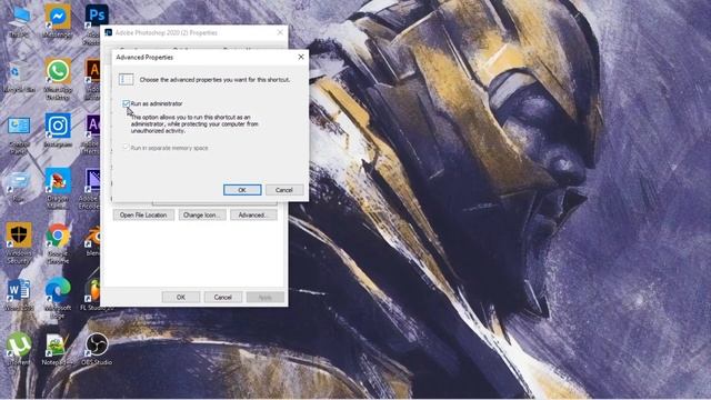 Disable "Open As ADMINISTRATOR" _Photoshop 2020,Quick Tutorial смотреть онлайн