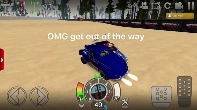 Play with fabulous Hudson hornet on off road out laws (CARS MOVIE) смотреть онлайн