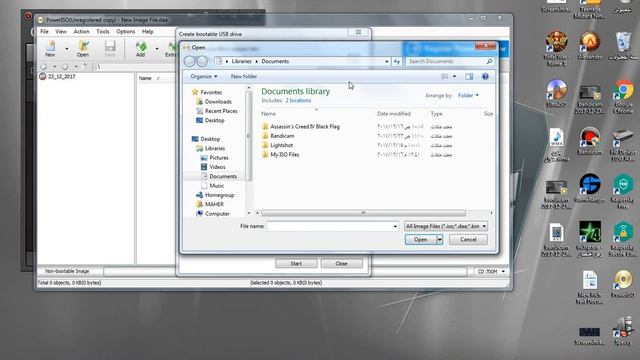 Burning Windows 7 on Flash حرق ويندوز 7 على فلاشه Format فورمات смотреть онлайн