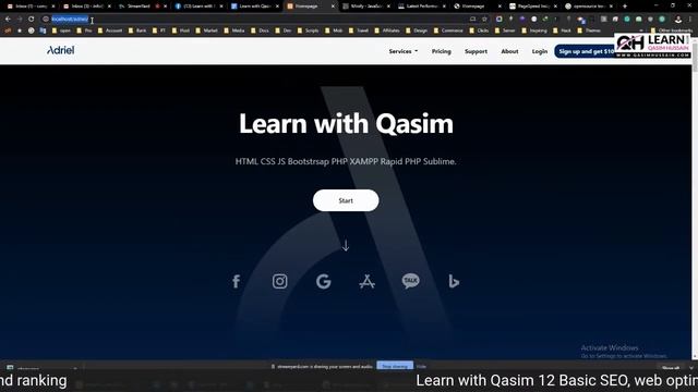 learn with Qasim 12 Basic SEO, web optimization and ranking смотреть онлайн