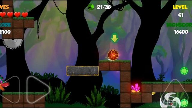 Red Ball 1 - Walkthrough Level #41 - Android ios Gameplay смотреть онлайн