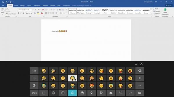 Emoji Keyboard | How to Enable/Use Emoji Keyboard on Windows 10 (2017) | Deep Info