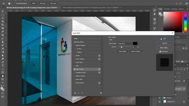 Free PSD Realistic 3D Wall Logo MockUp Design Tutorial смотреть онлайн