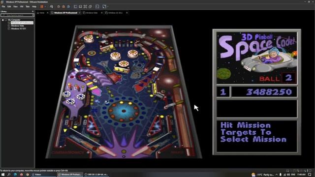 windows xp 3d pinball space cadet gameplay 480p смотреть онлайн