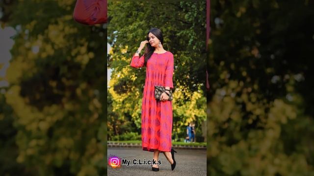 10 Latest Outdoor Kurti Photo-pose | Girls long-Kurti poses | My clicks Instagram смотреть онлайн