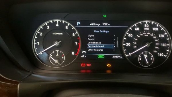 How to Reset the 2019 Genesis G90 Oil Maintenance Light - Genesis Service