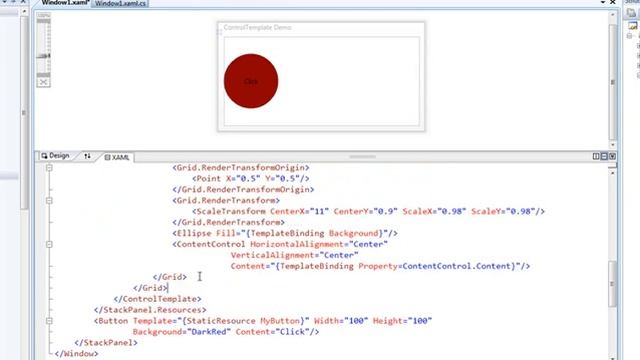 WPF: Using Templates to Customize Windows Presentation Foundation Controls смотреть онлайн