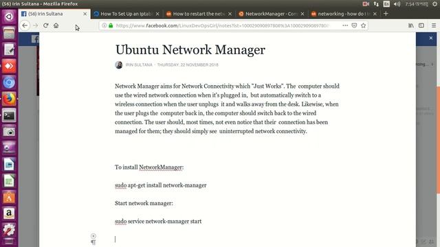 Ubuntu Network Manager смотреть онлайн