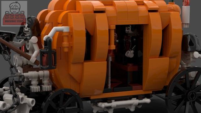 LEGO MOC #40 Halloween Pumpkin Horse Carriage (on LEGO Ideas, please support :) ) смотреть онлайн