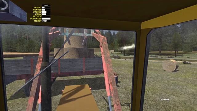 Hauling bales in My Summer Car смотреть онлайн