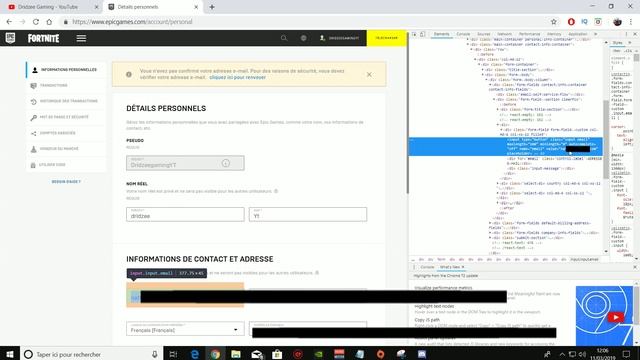 COMMENT CHANGER SON ADRESSE MAIL SUR EPIC GAMES ! SANS VÉRIFIÉ L'ANCIENNE ADRESSE MAIL смотреть онлайн