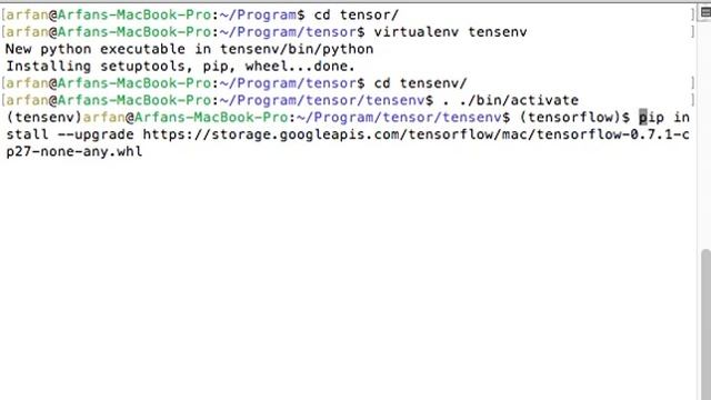 install tensorflow using virtualenv смотреть онлайн