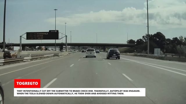 TESLA AUTOPILOT SAVED THIS WOMAN'S LIFE смотреть онлайн