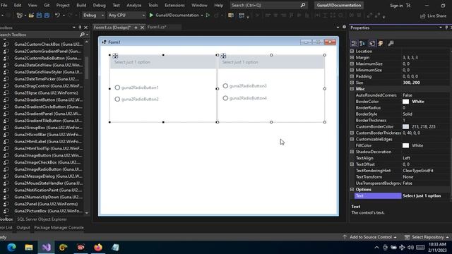 Guna UI2 Groupbox Control смотреть онлайн