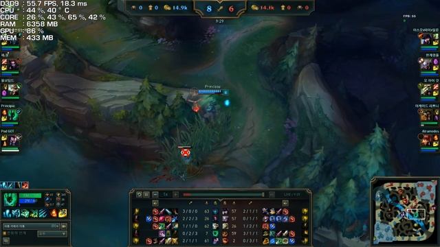 League of Legends on i5-6600K & HD Graphics 530 (OC) смотреть онлайн