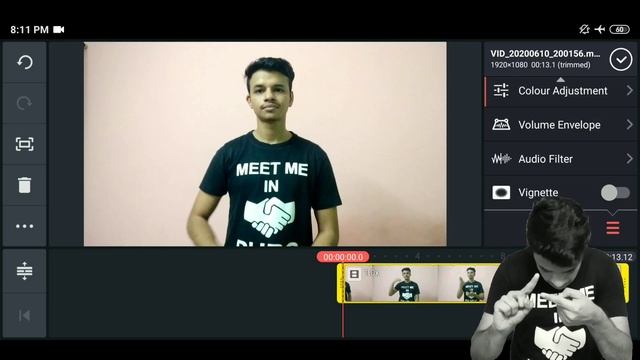 Volume, Colour Filter & Adjustment, Retate/ Mirroring & Vignette|| Kinemaster tutorial II Deaf Vlo смотреть онлайн