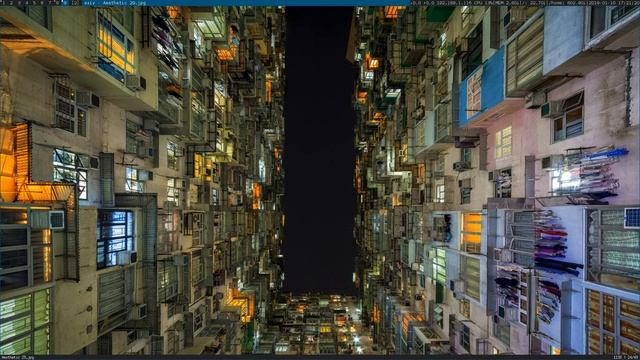 DWM+Debian 9.6, little cli picture viewer sxiv and my wallpaper collection смотреть онлайн