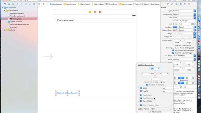 Blue Reporter v2.0 - part 2 : Design of the App in SWIFT смотреть онлайн