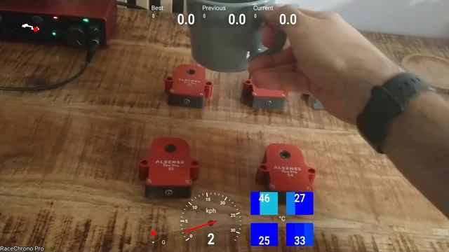 Bluetooth Tire Temperature - RaceChrono Overlay смотреть онлайн