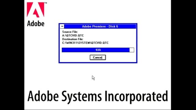 Installing Adobe Premiere on Windows 3.11 смотреть онлайн