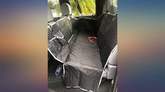 UPODA Dog Seat Covers with Mesh Visual Window, Waterproof Nonslip Pet Seat Cover review смотреть онлайн
