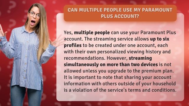 Can multiple people use my Paramount Plus account? смотреть онлайн